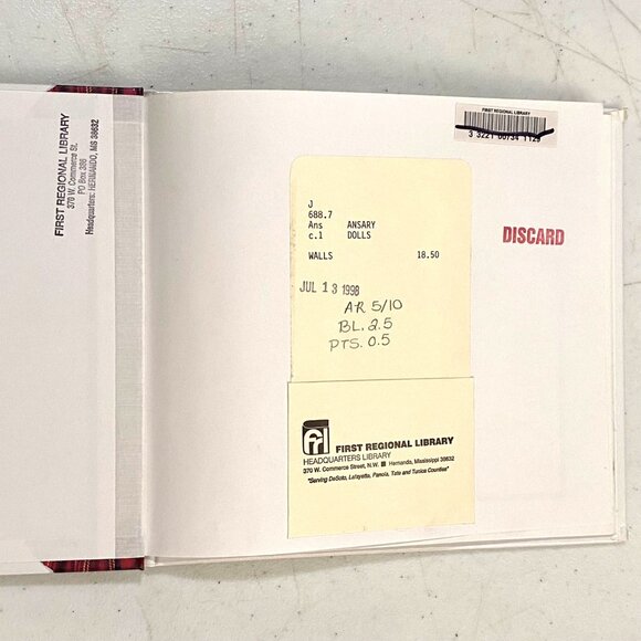 Dolls Hardcover Mir Tamim Ansary Cool Collections Series Vintage 90s Childrens - Picture 4 of 8